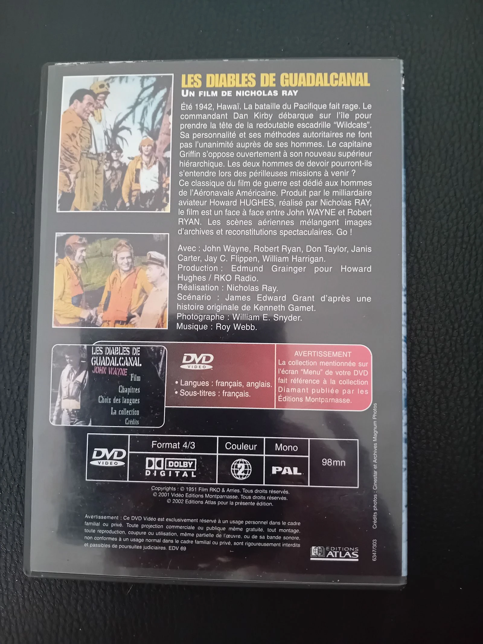 DVD: De duivels van Guadalcanal van Nicholas Ray – photo 2